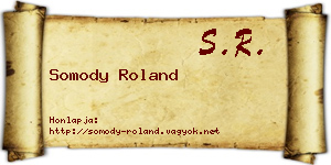 Somody Roland névjegykártya